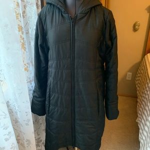 Black Maternity Coat